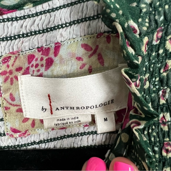 Anthropologie Rhiannon floral mini dress size medium - Picture 4 of 7